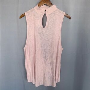 Urban Outfitters Light Pink Sleeveless Open back Blouse Size L Indie Athleisure